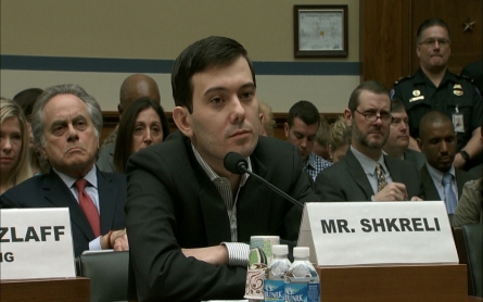 Smirking Martin Shkreli refuses to answer questions